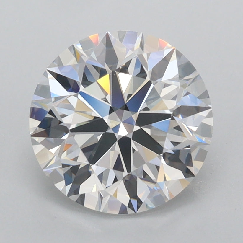 2.29 Carat Round Shaped, Ideal Cut, D Color, FL Clarity, IGI Certified Lab Grown Diamond