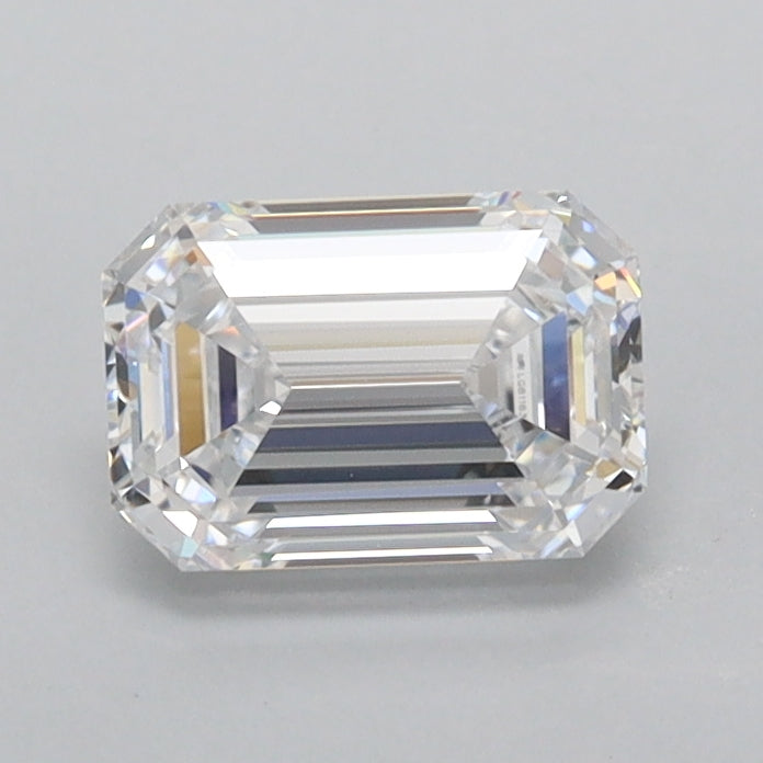 0.94 Carat Emerald Shaped, Ideal Cut, D Color, FL Clarity, IGI Certified Lab Grown Diamond