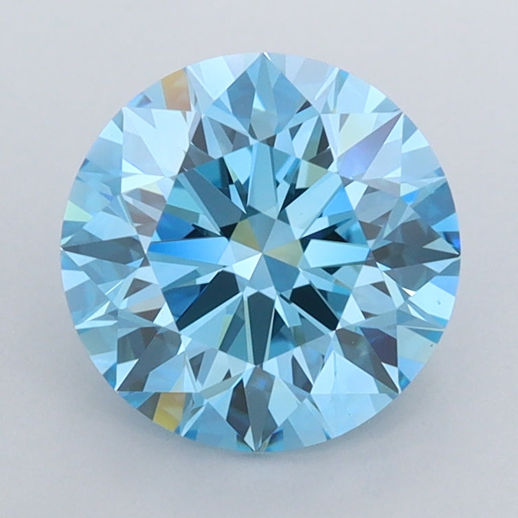 1.94 Carat Round Shaped, Ideal Cut, VVS2 Clarity, IGI Certified Lab Grown Diamond