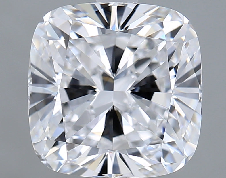 3.01 Carat Cushion Shaped, Ideal Cut, D Color, VVS1 Clarity, GIA Certified Lab Grown Diamond