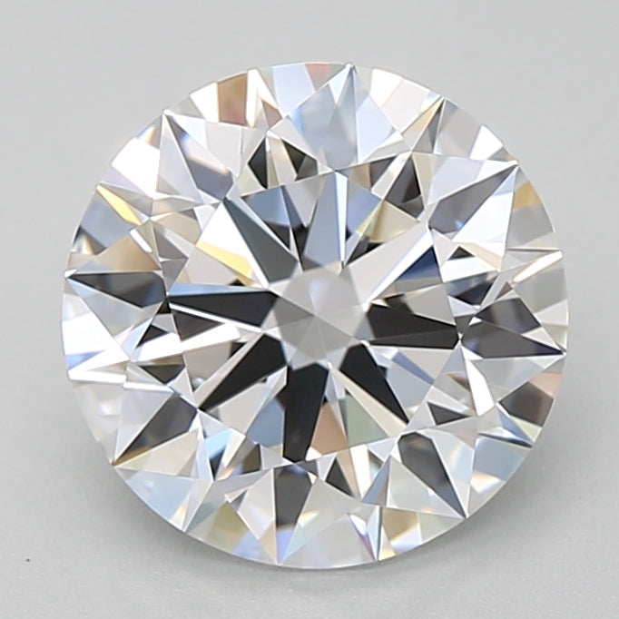 2.47 Carat Round Shaped, Excellent Cut, F Color, IF Clarity, GIA Certified Lab Grown Diamond