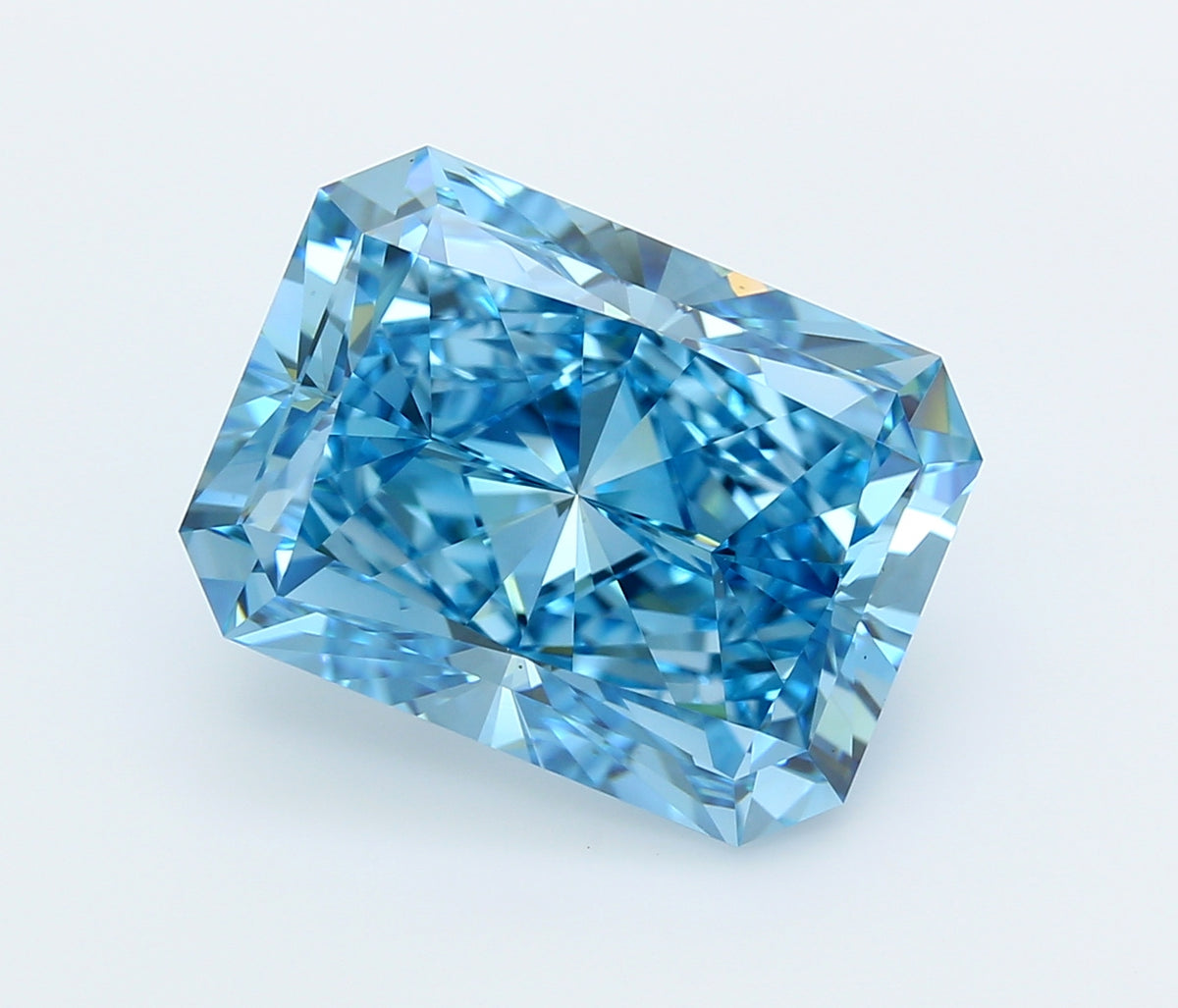 10.00 Carat Radiant Shaped, Excellent Cut, VVS2 Clarity, IGI Certified Lab Grown Diamond