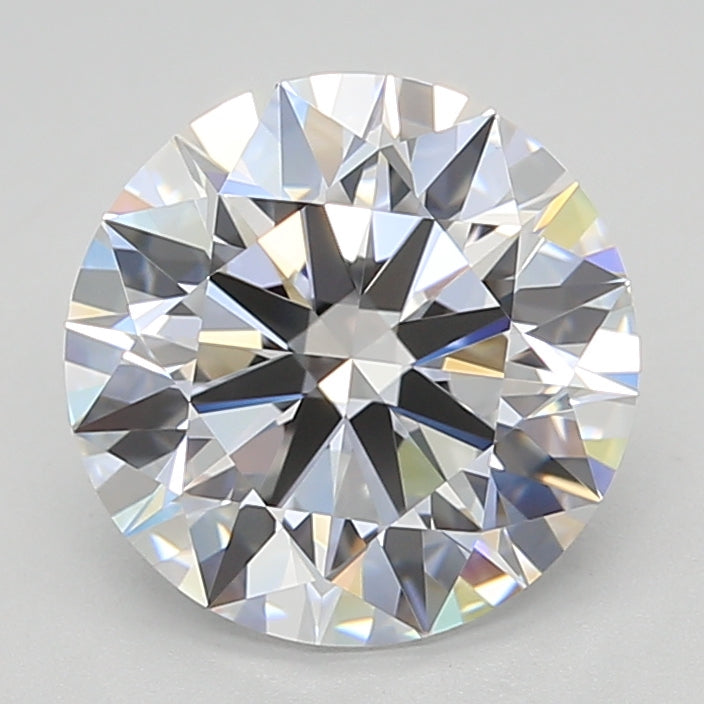 2.87 Carat Round Shaped, Excellent Cut, D Color, VVS1 Clarity, GIA Certified Lab Grown Diamond