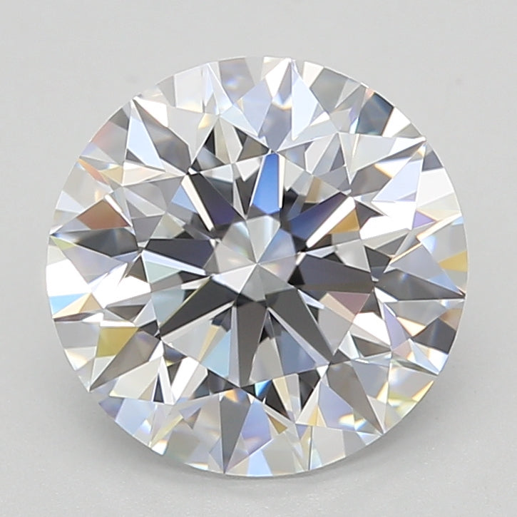 3.20 Carat Round Shaped, Excellent Cut, D Color, VVS1 Clarity, GIA Certified Lab Grown Diamond