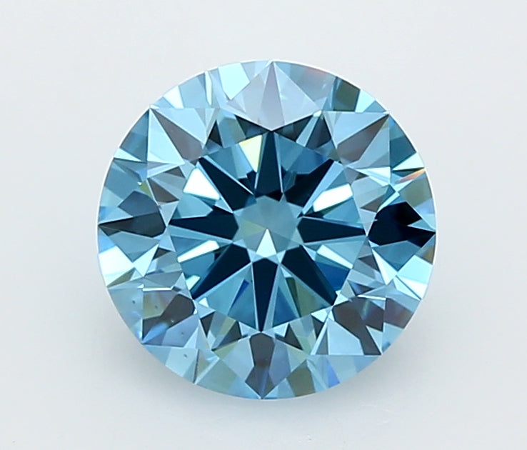 2.04 Carat Round Shaped, Ideal Cut, VS1 Clarity, IGI Certified Lab Grown Diamond