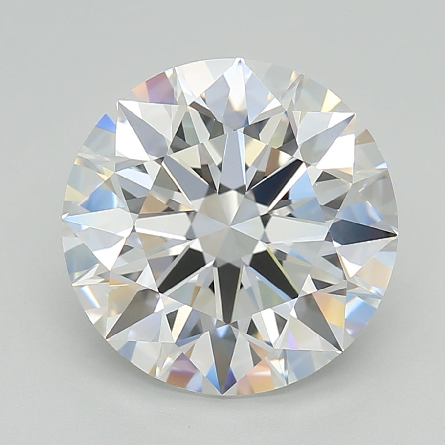 5.04 Carat Round Shaped, Excellent Cut, F Color, VS1 Clarity, GIA Certified Lab Grown Diamond
