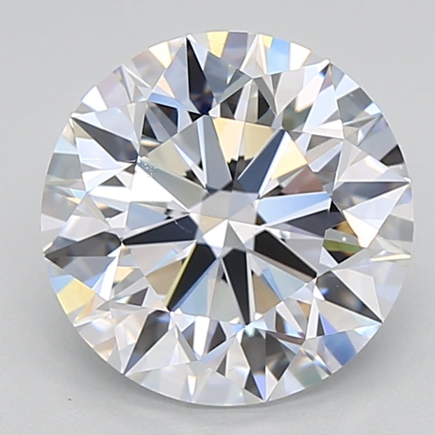 2.89 Carat Round Shaped, Excellent Cut, D Color, VVS1 Clarity, GIA Certified Lab Grown Diamond