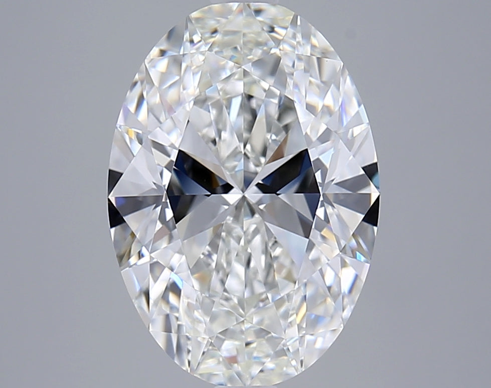 3.78 Carat Oval Shaped, Ideal Cut, F Color, VVS1 Clarity, GIA Certified Lab Grown Diamond