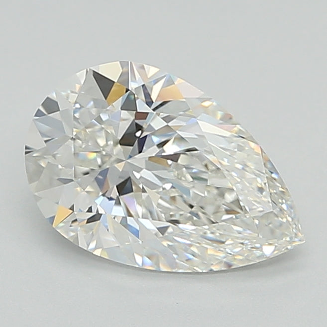 2.29 Carat Pear Shaped, Excellent Cut, F Color, IF Clarity, IGI Certified Lab Grown Diamond