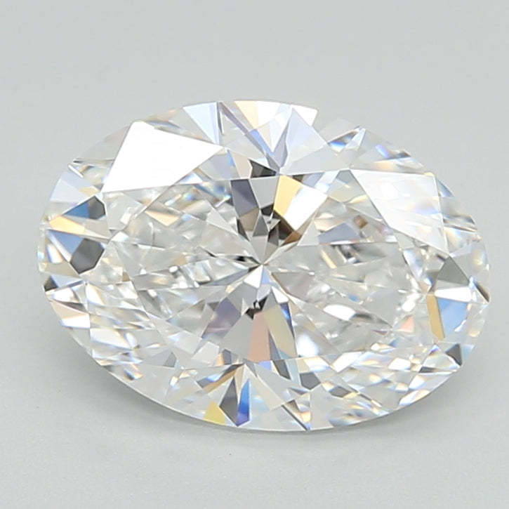3.51 Carat Oval Shaped, Ideal Cut, D Color, VVS1 Clarity, GIA Certified Lab Grown Diamond