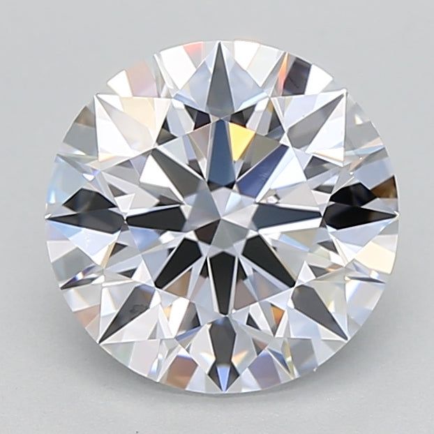 2.37 Carat Round Shaped, Excellent Cut, D Color, VVS1 Clarity, GIA Certified Lab Grown Diamond