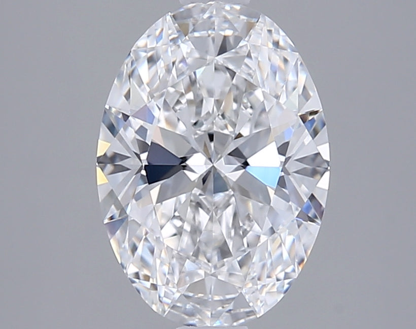 1.66 Carat Oval Shaped, Ideal Cut, D Color, VVS2 Clarity, GIA Certified Lab Grown Diamond