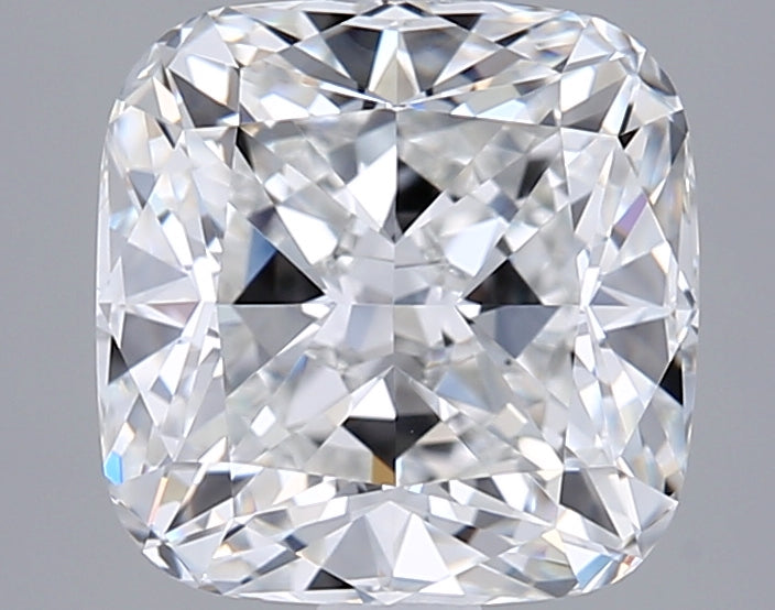 2.34 Carat Cushion Shaped, Ideal Cut, F Color, VVS1 Clarity, GIA Certified Lab Grown Diamond