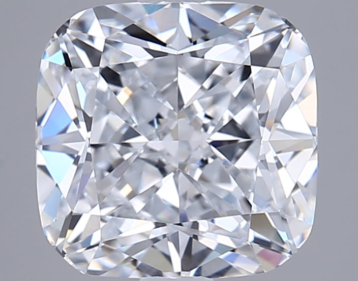 3.07 Carat Cushion Shaped, Ideal Cut, E Color, VVS2 Clarity, GIA Certified Lab Grown Diamond