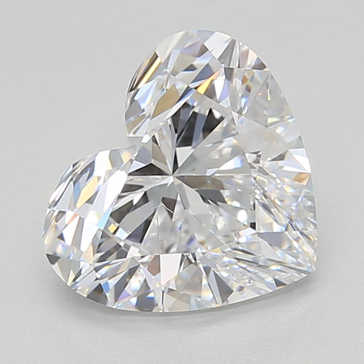 2.51 Carat Heart Shaped, Ideal Cut, D Color, VVS1 Clarity, GIA Certified Lab Grown Diamond
