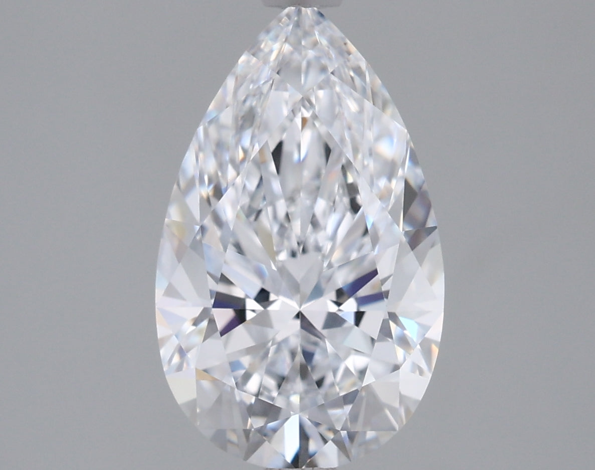 2.26 Carat Pear Shaped, Ideal Cut, E Color, VVS2 Clarity, IGI Certified Lab Grown Diamond
