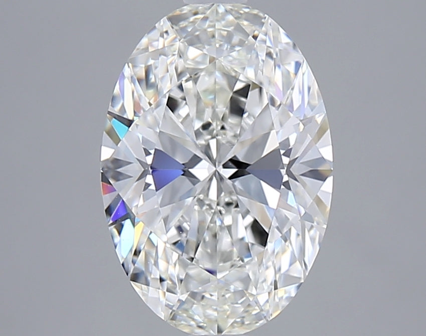 2.51 Carat Oval Shaped, Ideal Cut, F Color, IF Clarity, IGI Certified Lab Grown Diamond