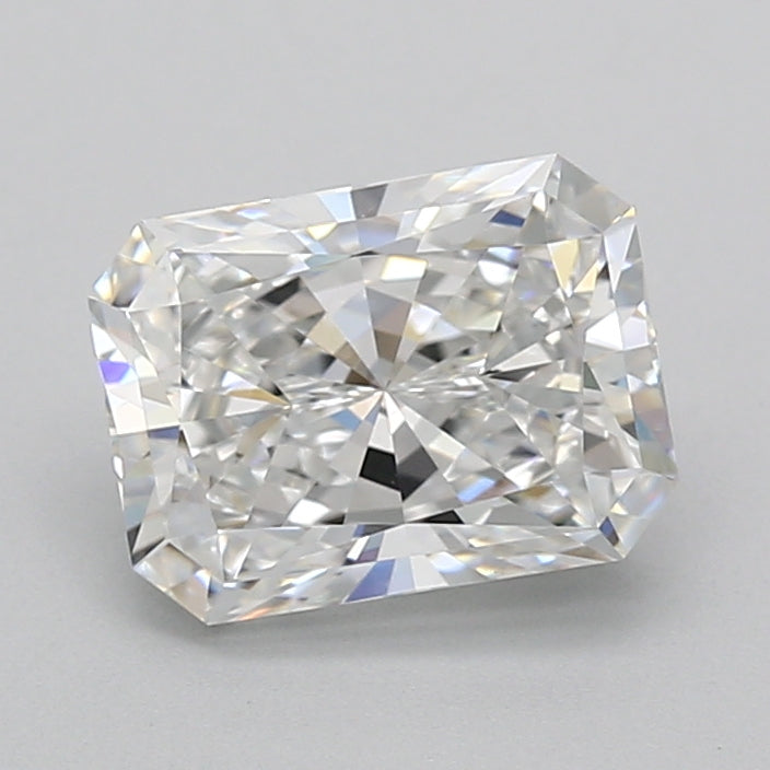 2.10 Carat Radiant Shaped, Ideal Cut, D Color, FL Clarity, IGI Certified Lab Grown Diamond