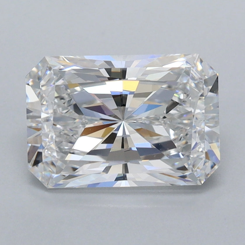 1.85 Carat Radiant Shaped, Ideal Cut, D Color, FL Clarity, IGI Certified Lab Grown Diamond