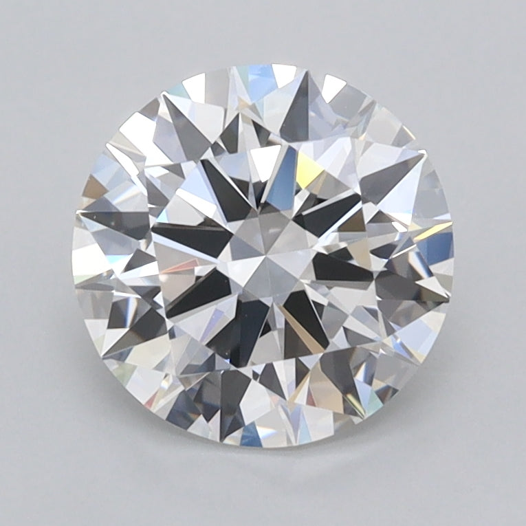 1.54 Carat Round Shaped, Excellent Cut, D Color, FL Clarity, IGI Certified Lab Grown Diamond
