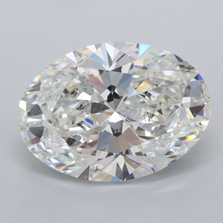 2.28 Carat Oval Shaped, Ideal Cut, E Color, FL Clarity, IGI Certified Lab Grown Diamond