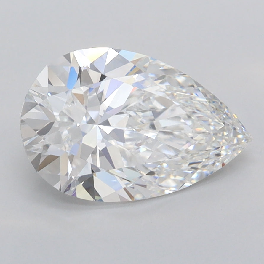 1.91 Carat Pear Shaped, Ideal Cut, E Color, FL Clarity, IGI Certified Lab Grown Diamond