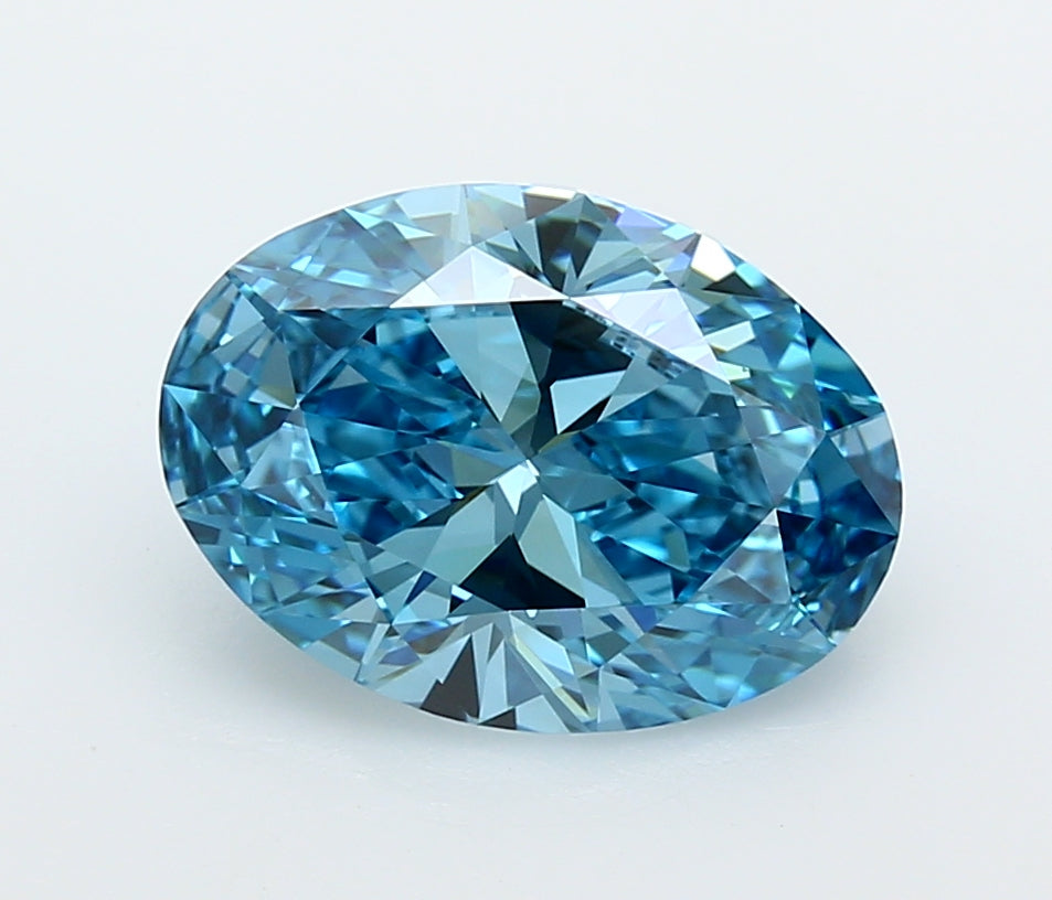 2.97 Carat Oval Shaped, Ideal Cut, VVS1 Clarity, IGI Certified Lab Grown Diamond