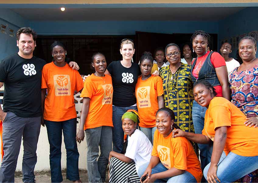 The Greener Diamond and Youth Action International at the Center for Women's Empowerment in Liberia, Africa