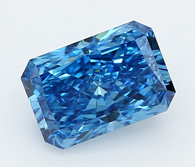 1.30 Carat Radiant Shaped, Ideal Cut, VS1 Clarity, IGI Certified Lab Grown Diamond