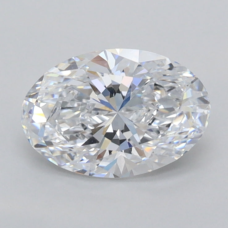 1.08 Carat Oval Shaped, Excellent Cut, D Color, FL Clarity, IGI Certified Lab Grown Diamond