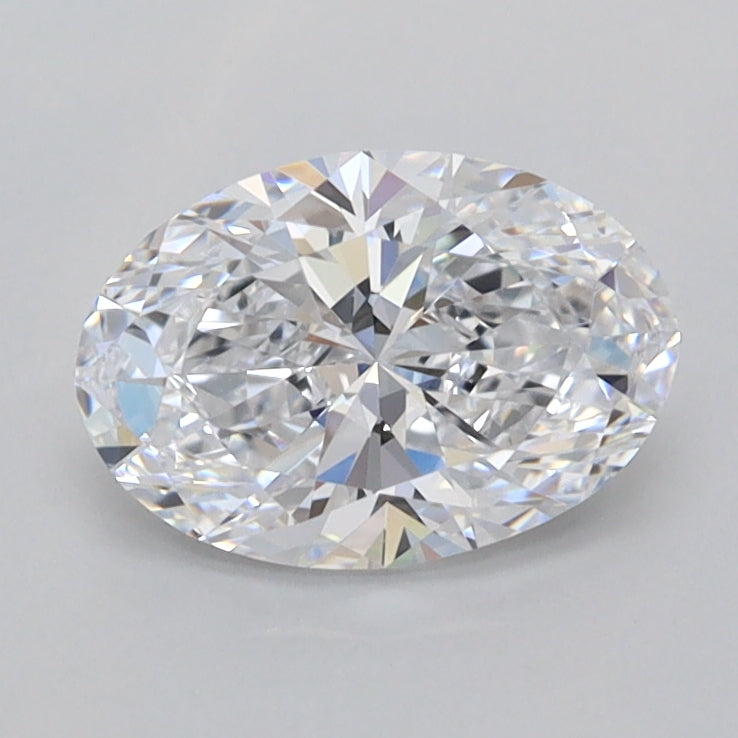 1.05 Carat Oval Shaped, Ideal Cut, D Color, FL Clarity, IGI Certified Lab Grown Diamond