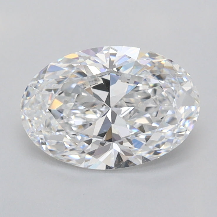 1.01 Carat Oval Shaped, Ideal Cut, D Color, FL Clarity, IGI Certified Lab Grown Diamond