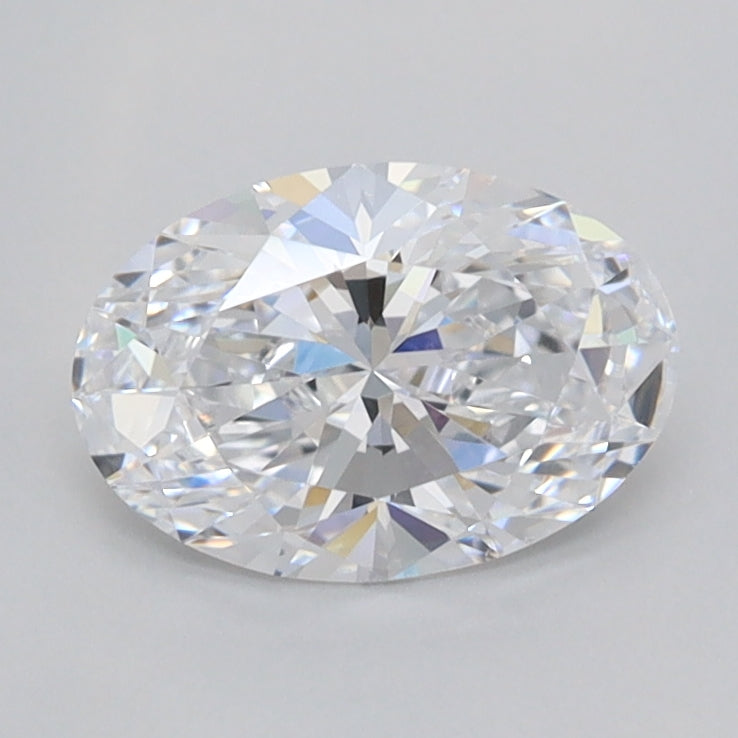 1.04 Carat Oval Shaped, Ideal Cut, D Color, FL Clarity, IGI Certified Lab Grown Diamond