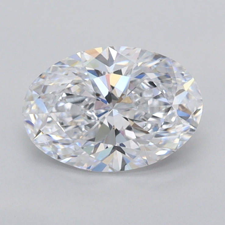 1.02 Carat Oval Shaped, Excellent Cut, D Color, FL Clarity, IGI Certified Lab Grown Diamond