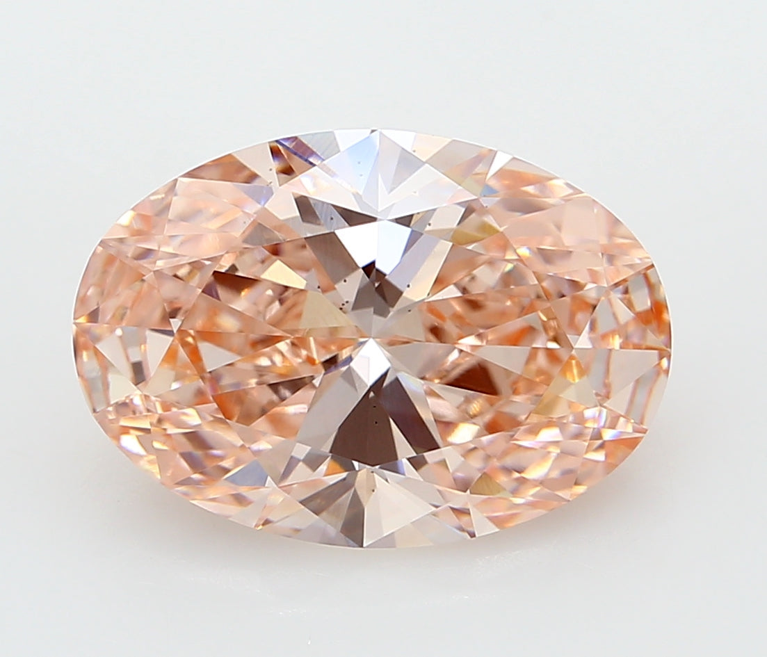 5.02 Carat Oval Shaped, Ideal Cut, VS2 Clarity, IGI Certified Lab Grown Diamond