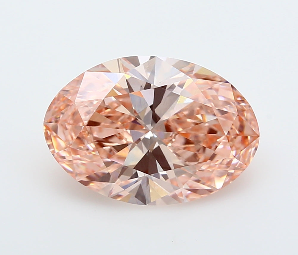 3.52 Carat Oval Shaped, Ideal Cut, VVS2 Clarity, IGI Certified Lab Grown Diamond