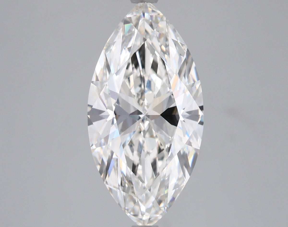 3.59 Carat Marquise Shaped, Ideal Cut, G Color, VVS2 Clarity, IGI Certified Lab Grown Diamond