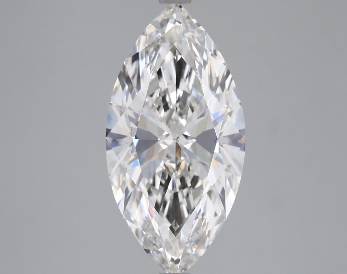 3.54 Carat Marquise Shaped, Ideal Cut, G Color, VVS2 Clarity, IGI Certified Lab Grown Diamond