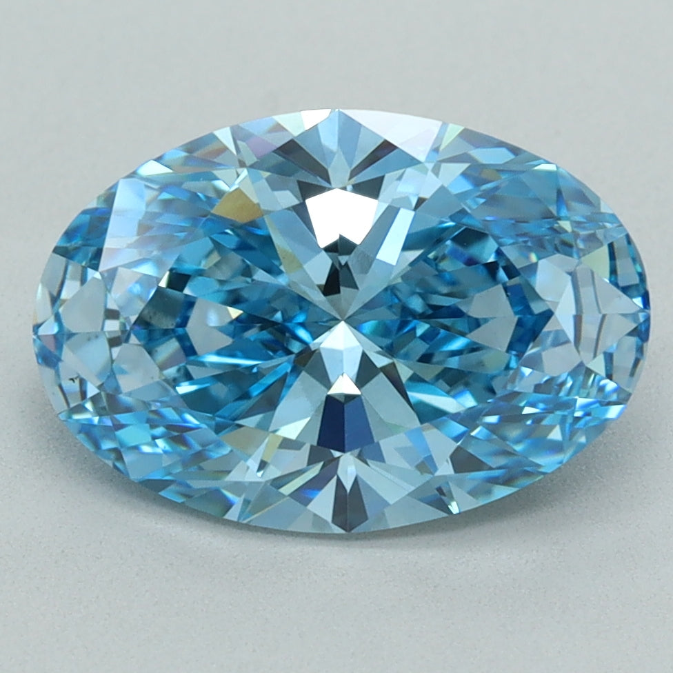 3.43 Carat Oval Shaped, Ideal Cut, VS1 Clarity, IGI Certified Lab Grown Diamond