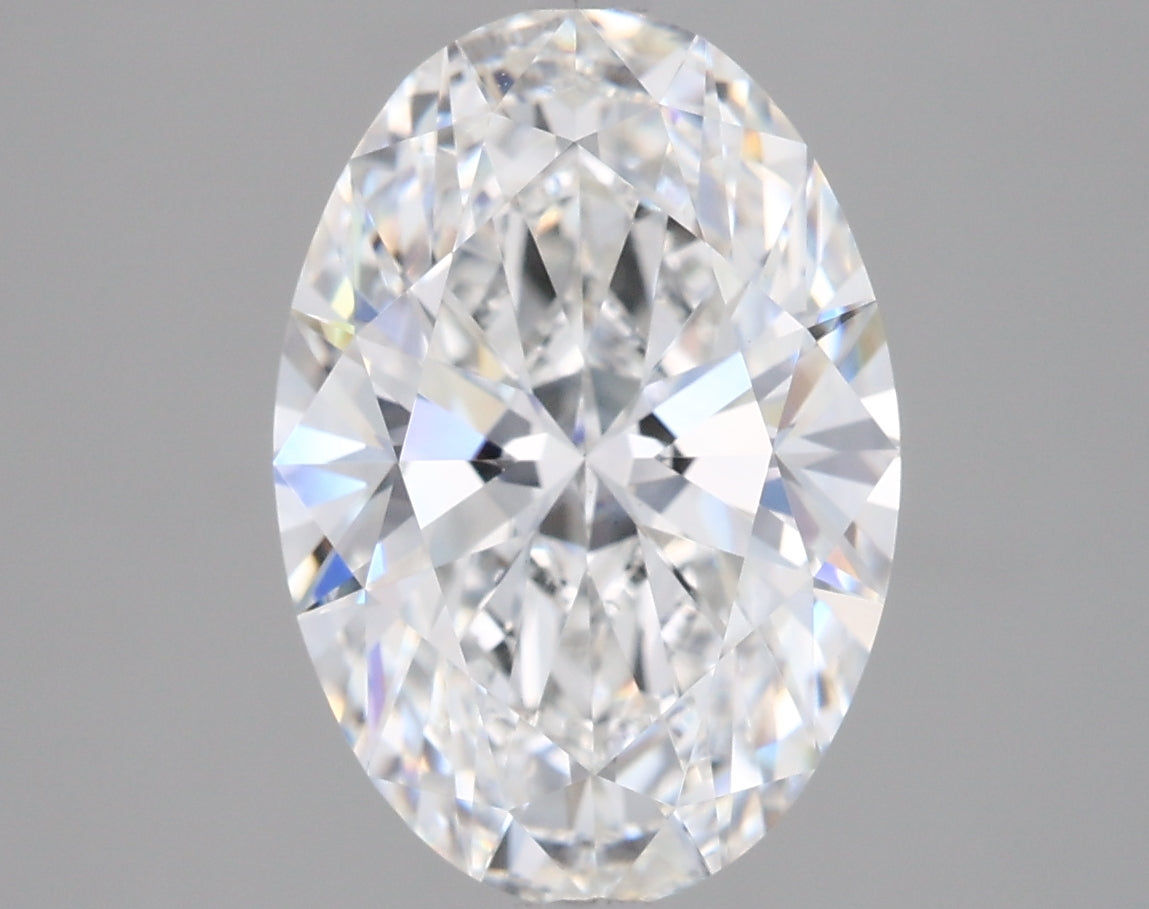 3.10 Carat Oval Shaped, Ideal Cut, F Color, VS1 Clarity, IGI Certified Lab Grown Diamond