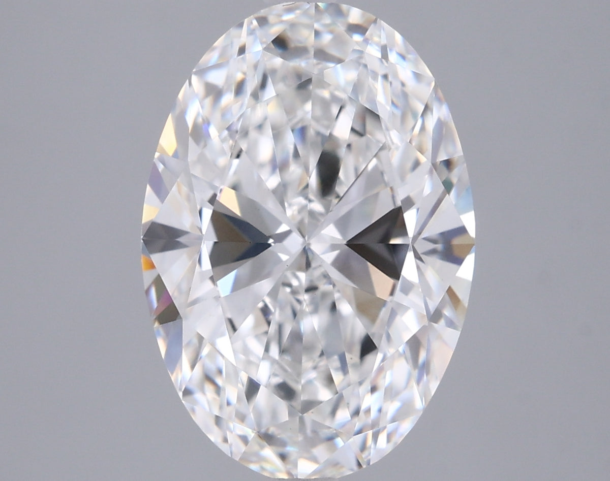 3.51 Carat Oval Shaped, Ideal Cut, D Color, VS1 Clarity, IGI Certified Lab Grown Diamond