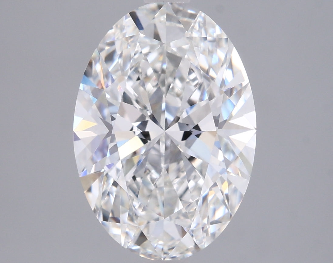 2.50 Carat Oval Shaped, Ideal Cut, E Color, VVS1 Clarity, IGI Certified Lab Grown Diamond