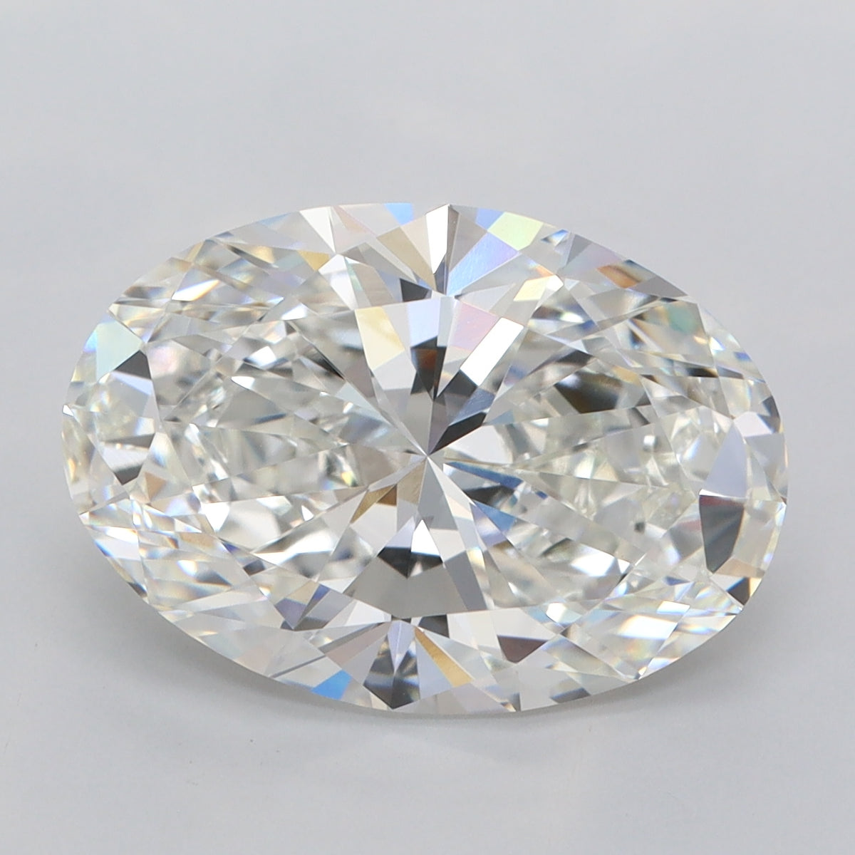 5.07 Carat Oval Shaped, Excellent Cut, G Color, VVS2 Clarity, IGI Certified Lab Grown Diamond