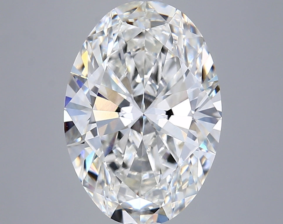 5.05 Carat Oval Shaped, Excellent Cut, F Color, VVS2 Clarity, IGI Certified Lab Grown Diamond