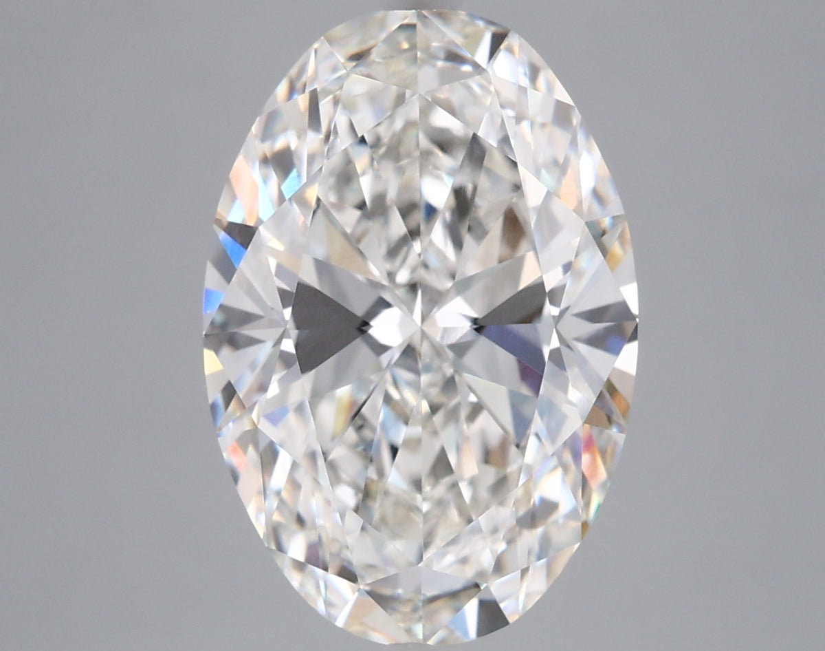 5.07 Carat Oval Shaped, Ideal Cut, G Color, VVS1 Clarity, IGI Certified Lab Grown Diamond