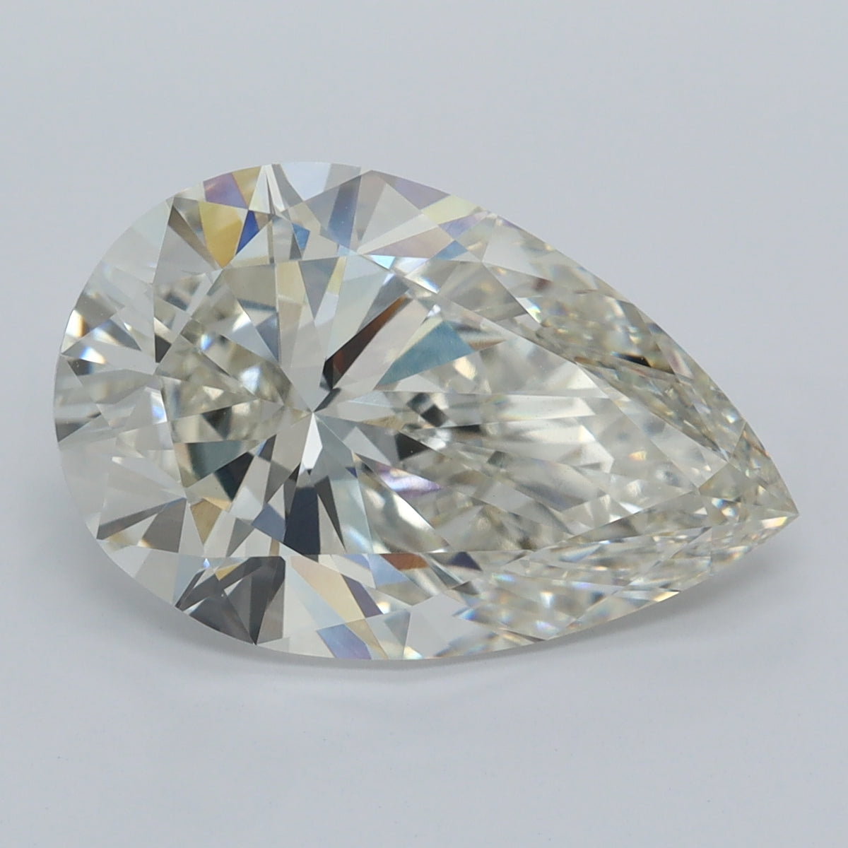 5.01 Carat Pear Shaped, Ideal Cut, H Color, VVS2 Clarity, IGI Certified Lab Grown Diamond