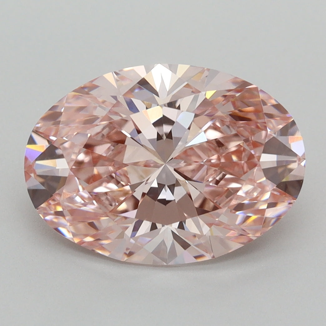 3.51 Carat Oval Shaped, Ideal Cut, VVS2 Clarity, IGI Certified Lab Grown Diamond