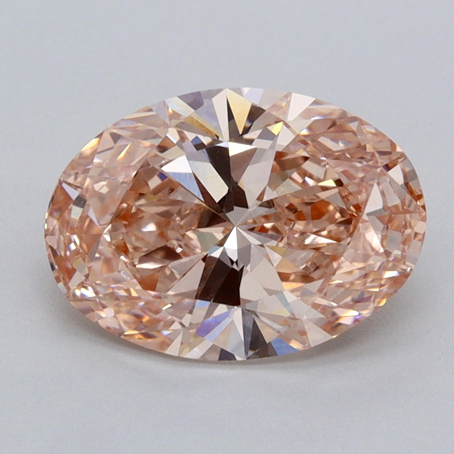 2.05 Carat Oval Shaped, Ideal Cut, VVS2 Clarity, IGI Certified Lab Grown Diamond