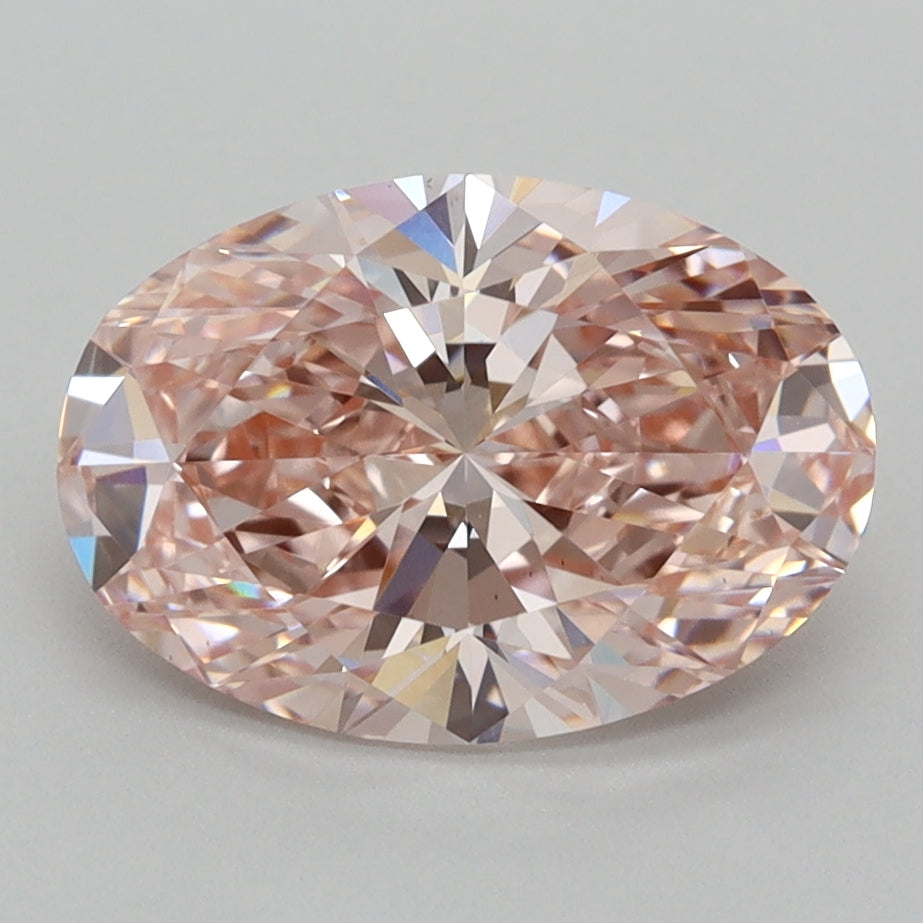 2.55 Carat Oval Shaped, Ideal Cut, VS1 Clarity, IGI Certified Lab Grown Diamond