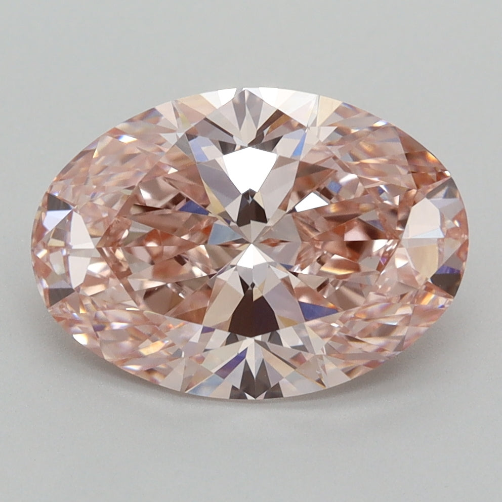3.01 Carat Oval Shaped, Ideal Cut, VVS2 Clarity, IGI Certified Lab Grown Diamond